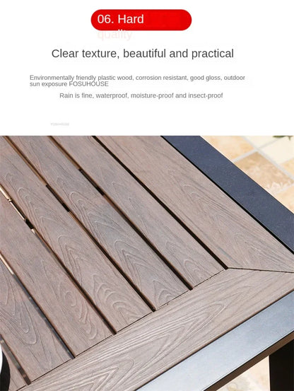 Rattan Garden Table and Chair Balcony Outdoor Furniture Sets Modern Outdoor Leisure Rattan Table and Chair Garden Furniture Sets