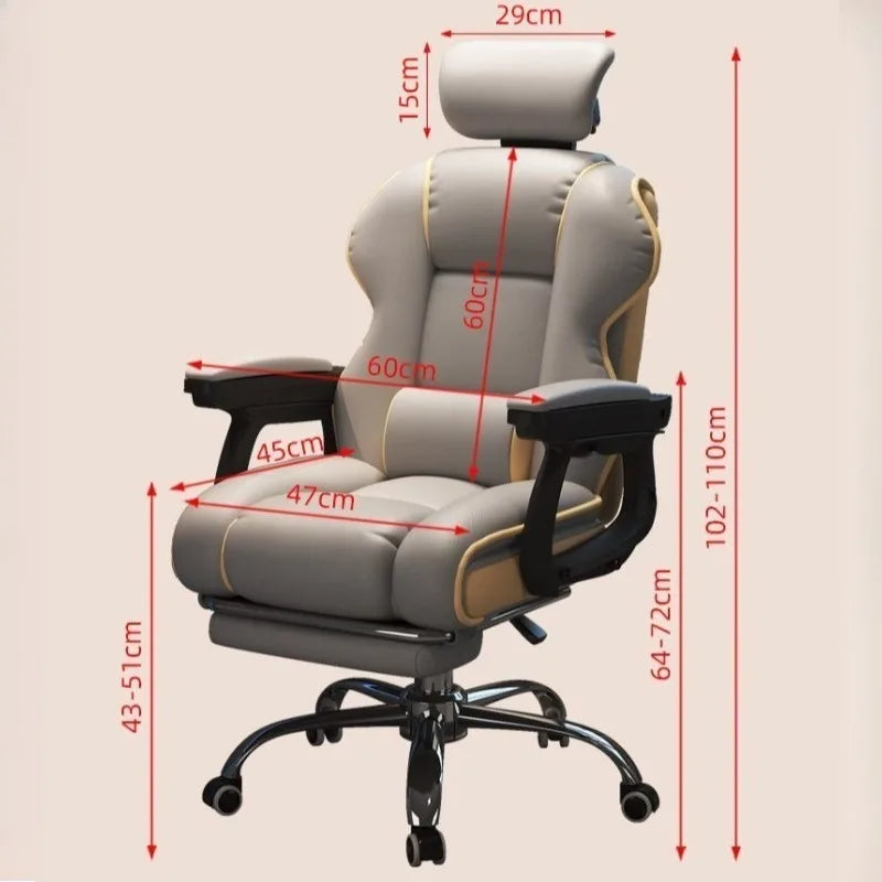 Comfy Cushion Office Chair Living Room Study Gaming Executive Office Chair Ergonomic Computer Cadeira De Gamer Home Furniture