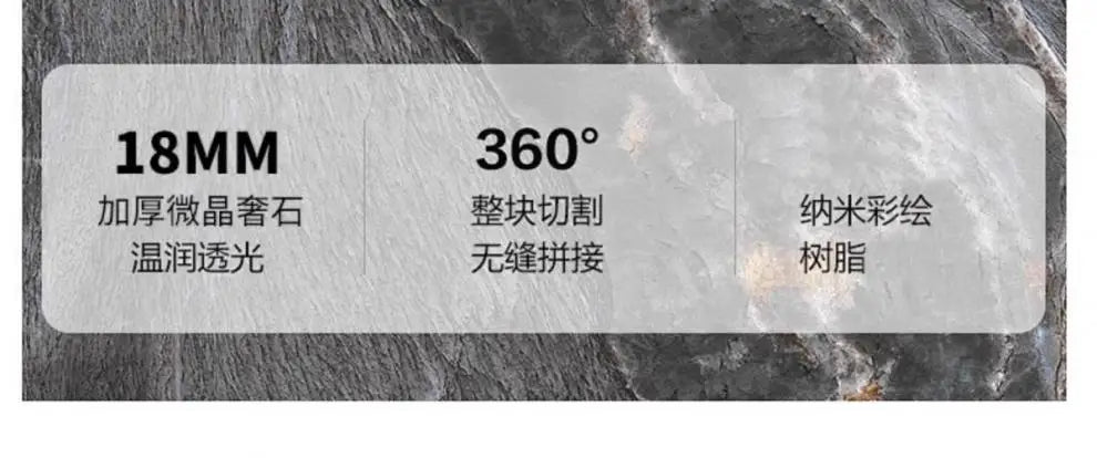 Light luxury microcrystalline stone modern large apartment flat floor living room coffee table marble home high-end