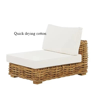 Outdoor rattan sofa courtyard South East Asia style bed and breakfast terrace garden balcony leisure