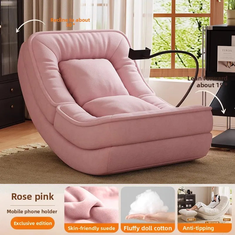 Moon Kennel Rocking Chair Reclining Chair Adults Sleeping Lazy Sofa Chair Balcony Home Lounge Chair