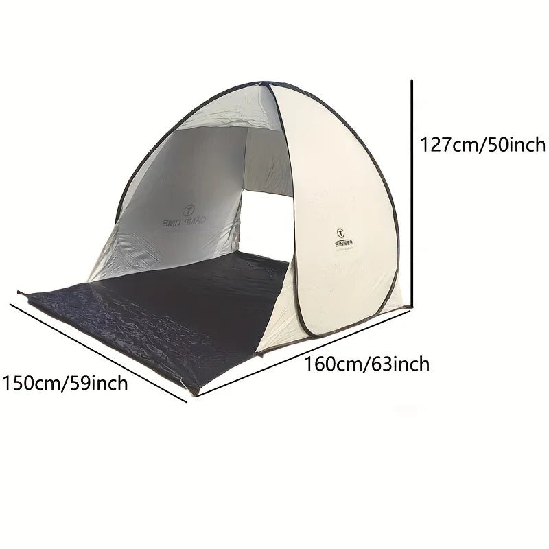 Camping Picnic Tent Outdoor Tent Beach Lawn Quick Setup Sunshade Leisure Wild Camping Easy Disassembly Quick Folding Double