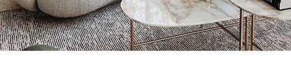 Nordic Curved Sofa Quiet Wind Living Room Fabric Craft Cashew Sofa
