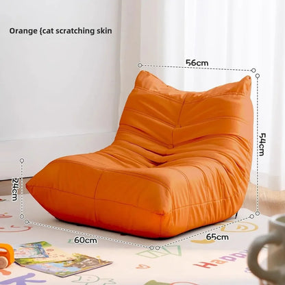 Single Sofa Caterpillar Sofa Balcony Leisure Bedroom Living Room Lie Down or Sleep Lazy Sofa Single Deck Chair