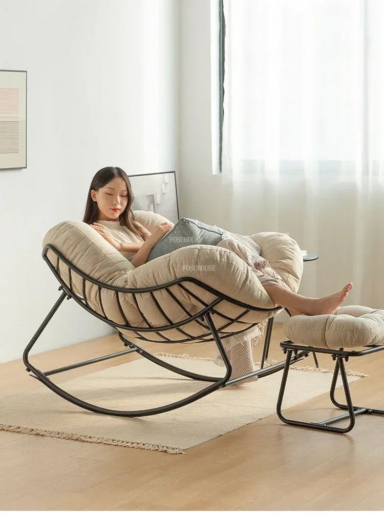 Adult Balcony Home Leisure Couch Sitting Room Single Sofa Internet Celebrity Rocking Chair
