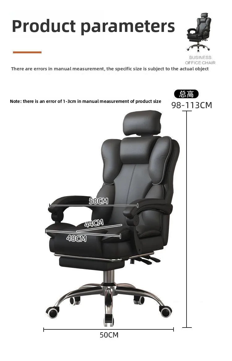 Ergonomic Computer Chair Gaming Office Chair Backrest Swivel Boss Seat Durable Desk Chair for Students Office Chair Furniture