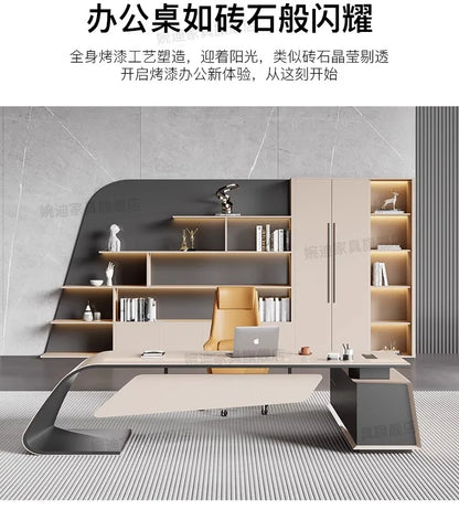 Factory Promotion Computer Desks Work Creativity Creativity Conference Office Desk Reception Secretary  Desk  Unique Designer