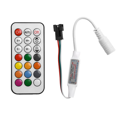 21 Key LED Controller Colorful LED Strip Controller RF Wireless Remote Control For LED Strip Dimmer Dimming Switch DC5-24V