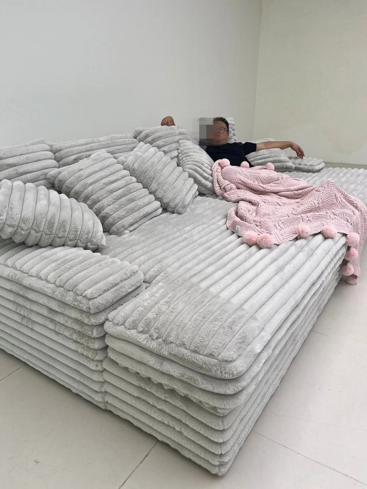 own down clouds huge sitting deep winter and summer removable and washable combination living room balcony bedroom sofa