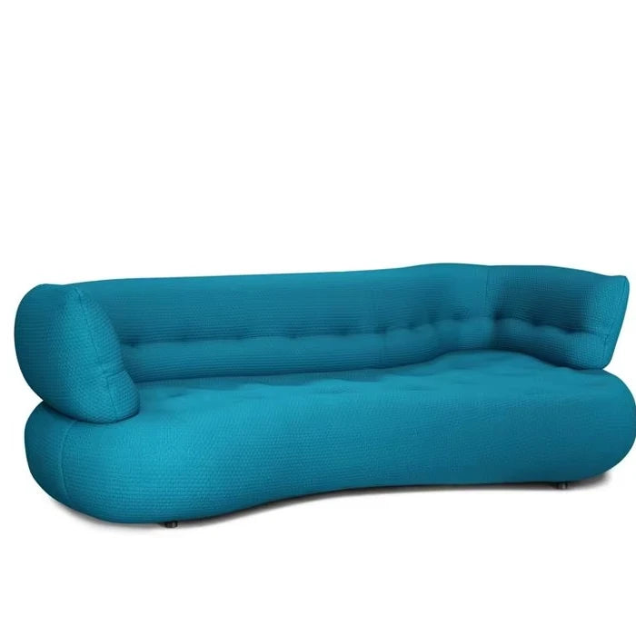 A Sofa Italian simple curved fabric sofa custom Foshan furniture