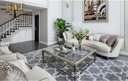 mz- Modern Modular Sectional Sofa Luxury Gold Sofa Set Furniture American Curved Upholstery Living Room Sofas for Home Hotel~
