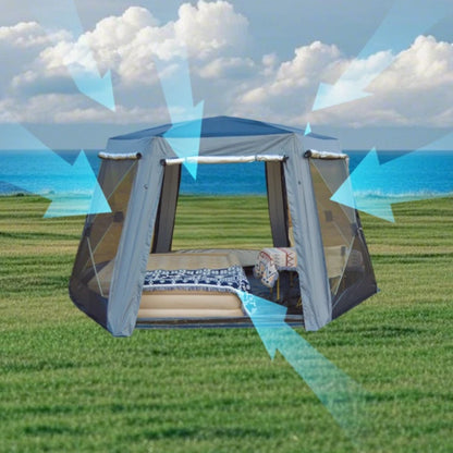 Fully Automatic Outdoor Camping Tent Sun Protection Rainproof Portable Ventilation Tents Large Space Foldable Camping Equipment