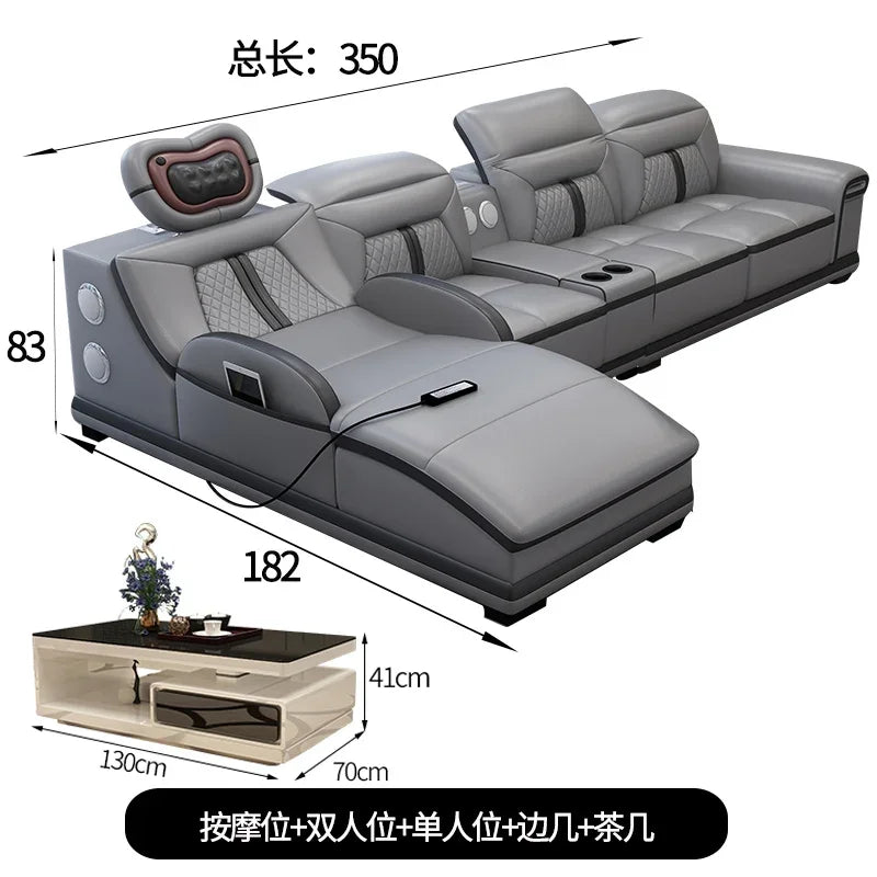 Luxury Wood Nordic Living Room Sofas Cozy Relaxing Recliner Armchair Sofas Floor Daybed Massage Woonkamer Banken Home Furniture