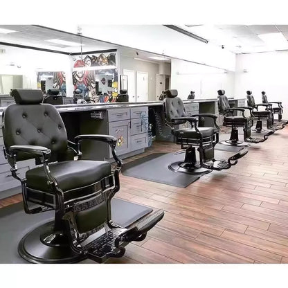 HT hairdressing special large chair barber shop hair cutting retro chair