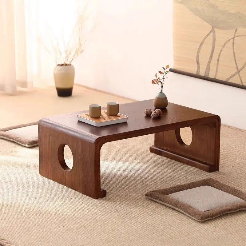 Homestay Leisure Coffee Tables Windowsill Living Room Multi-functional Low Coffee Tables Tea Wooden Furniture ChaJi MH40CJ
