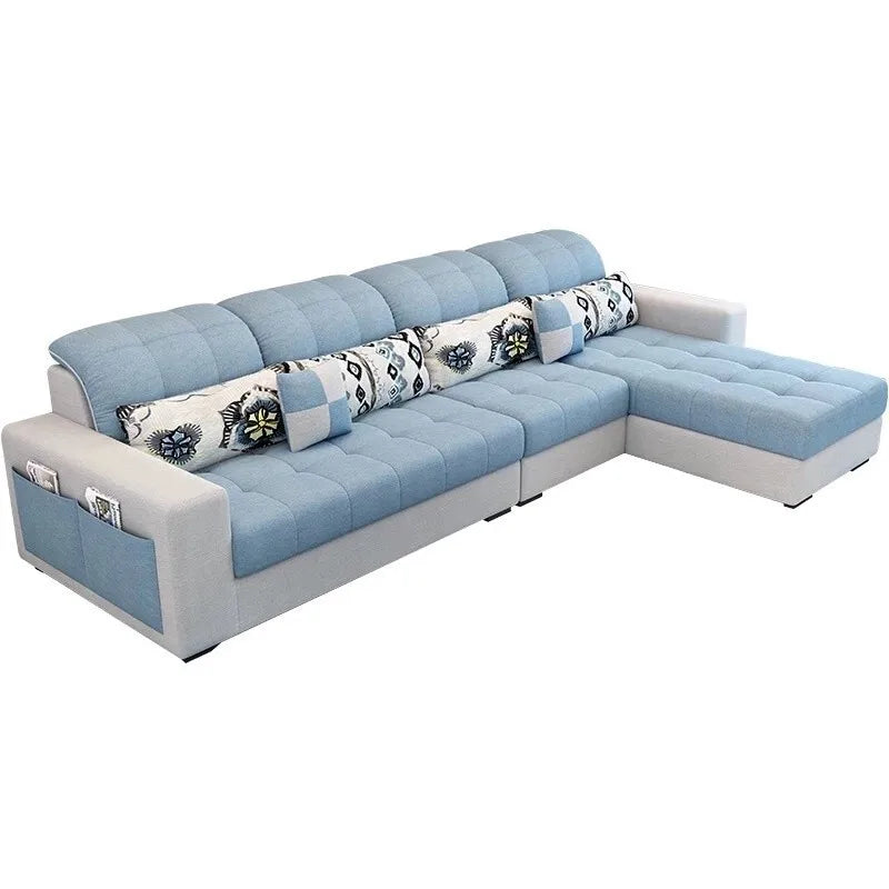 Minimalist Living Room Sofa, European Armchair Design, Wooden Modern Big Style, Nordic Italian Divano Soggiorno Home Furniture