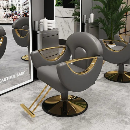Elegant Beauty Barber Chairs Premium Nordic Style Minimalist Salon Chairs Aesthetic Italian Silla Para Lashista Salon Furniture