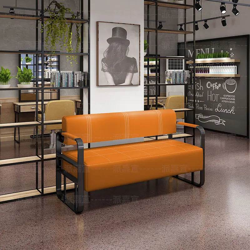 Office reception Small apartment sofa Barber shop Waiting chair Rental house Clothing beauty