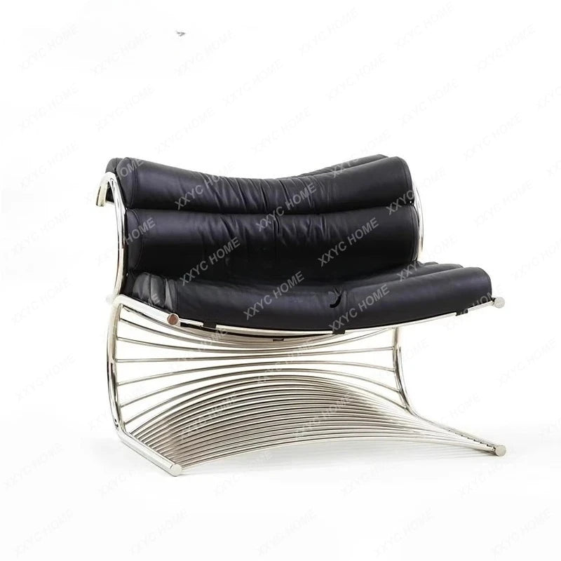 Living room modern minimalist metal, special-shaped high-end sofa chair
