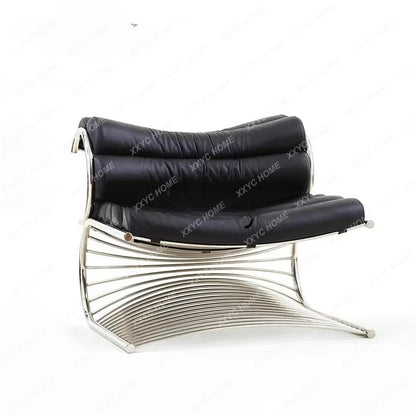 Living room modern minimalist metal, special-shaped high-end sofa chair