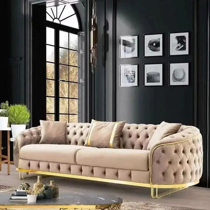 Modern Luxury Sofa Set Velvet Sofa Living Room Sofa