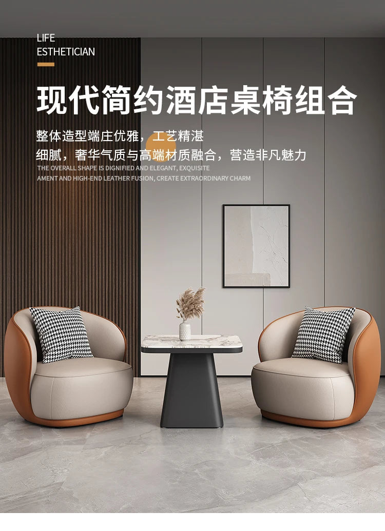 Lounge Modern Set Of 2 Chairs Nordic Modern Stools Table Luxury Office Reception Sedie Da Soggiorno Living Room Furniture
