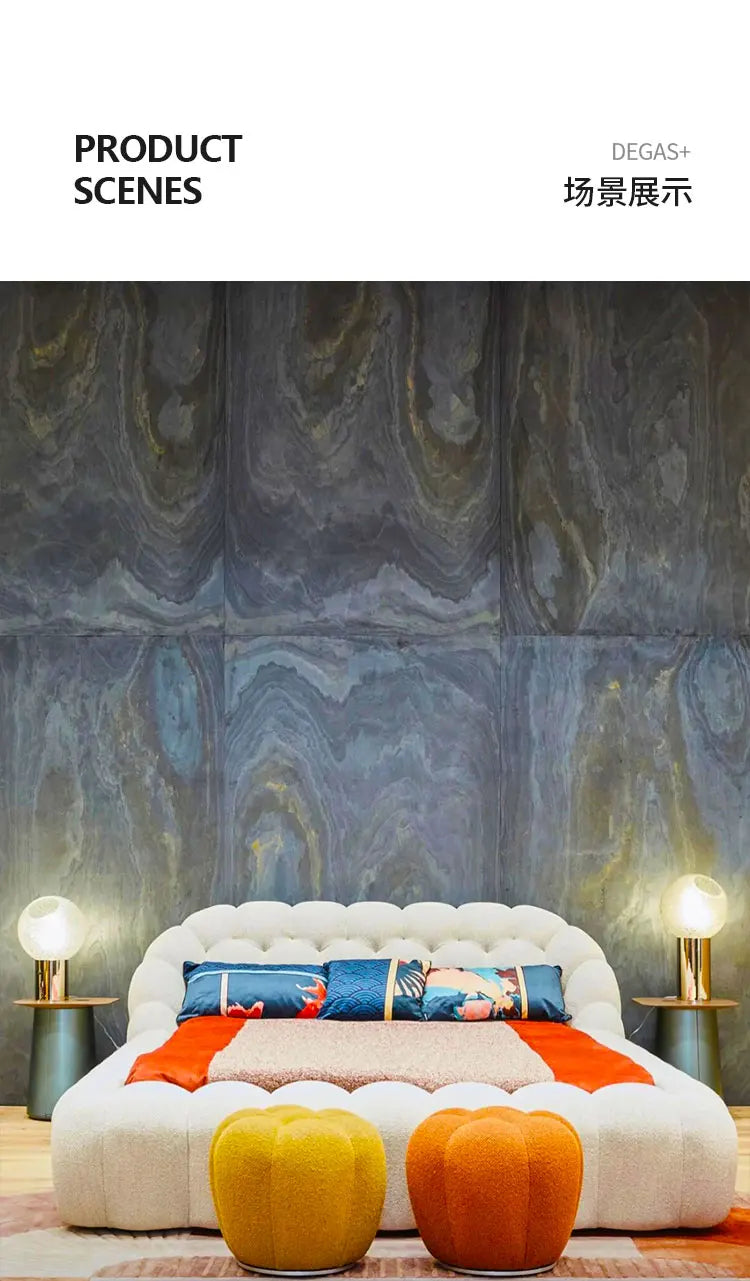 Lounge Clear Bed Decoration Beauty Room Decor Large Size European Sun Sleeping Bed Safe Letto Matrimoniale Trendy Furniture