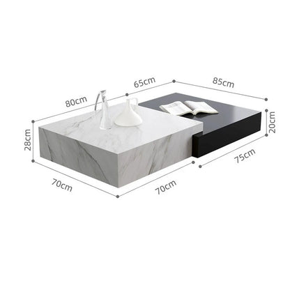Italian Minimalist Rock Slab Coffee Tables Modern Minimalist Living Room Designer Coffee Table Creative Home Furniture FYCT