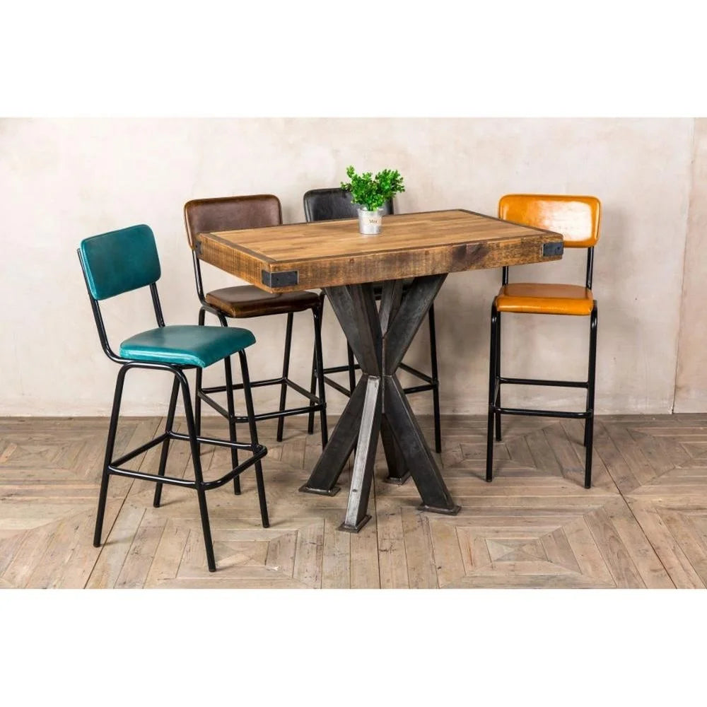 Akku Design Bar/Dining Table Set, Restaurant /Bar Furniture Set,Industrial Bar Table