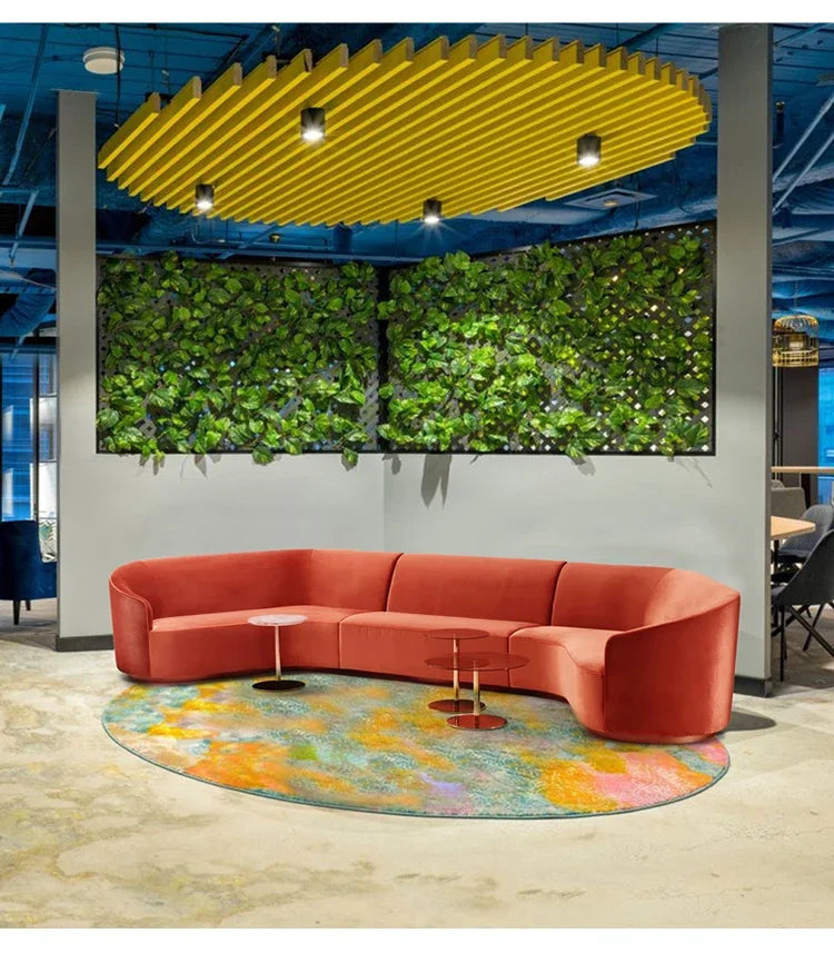YH8  Modern office leisure sofa personalized creative  hotel lobby lounge area reception living room special-shaped combination