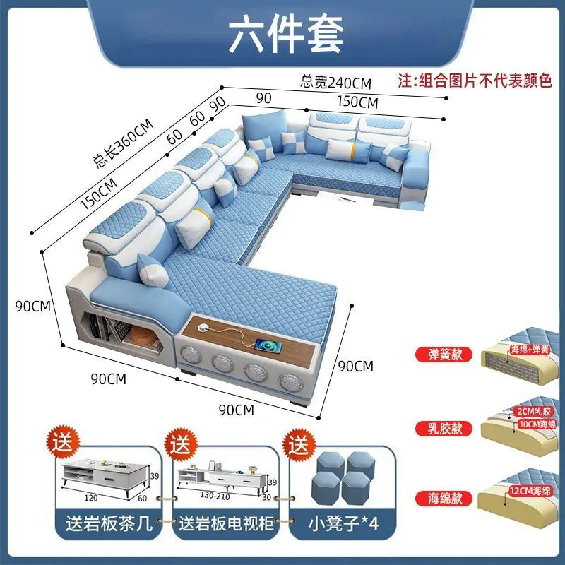 Adults Cushion Sofa Classic Lounge Modern Large Comfortable Sofa Storage Romantic Muebles Para Habitacion Home Furniture