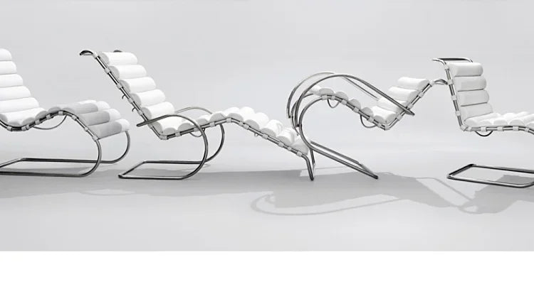 Lounge Chair Lunch Break Home Balcony, Office Medieval Chair Designer Stainless Steel Leisure Chair Single