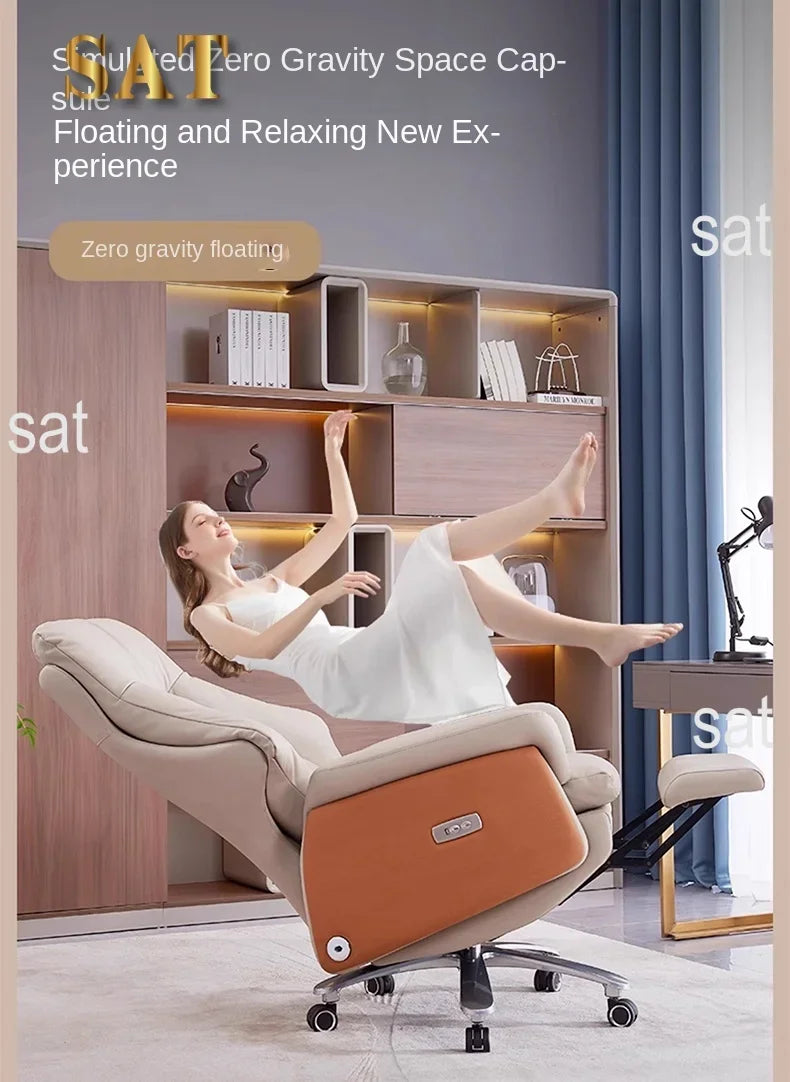 Intelligent Electric Massage boss Chair, Comfortable Home Computer Chair, Modern Business Ergonomic Luxury Office Chair