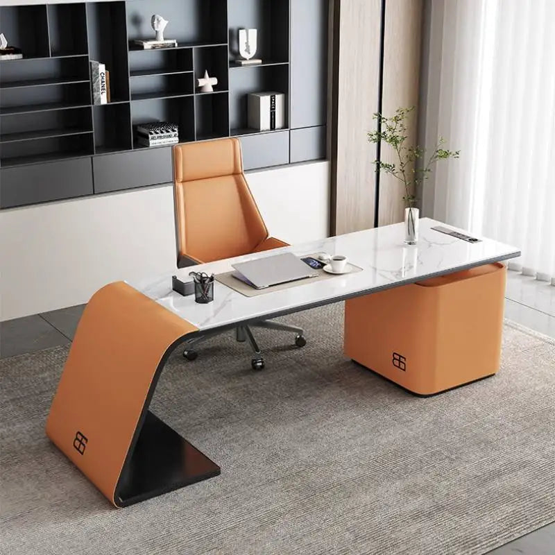 Manager Storage Executive Office Desk Modern Cheap Adjustable Study Computer Desk Drawers Modern Bureau Tafel Work Station Table