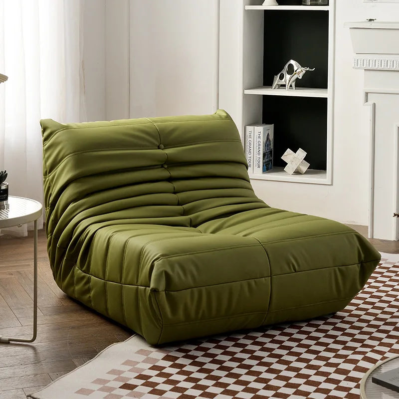 MOMO Caterpillar Sofa Simple Casual Lazy Sofa Creative Furniture Nordic Tatami Single Sofa Recliner Celebrity Balcony