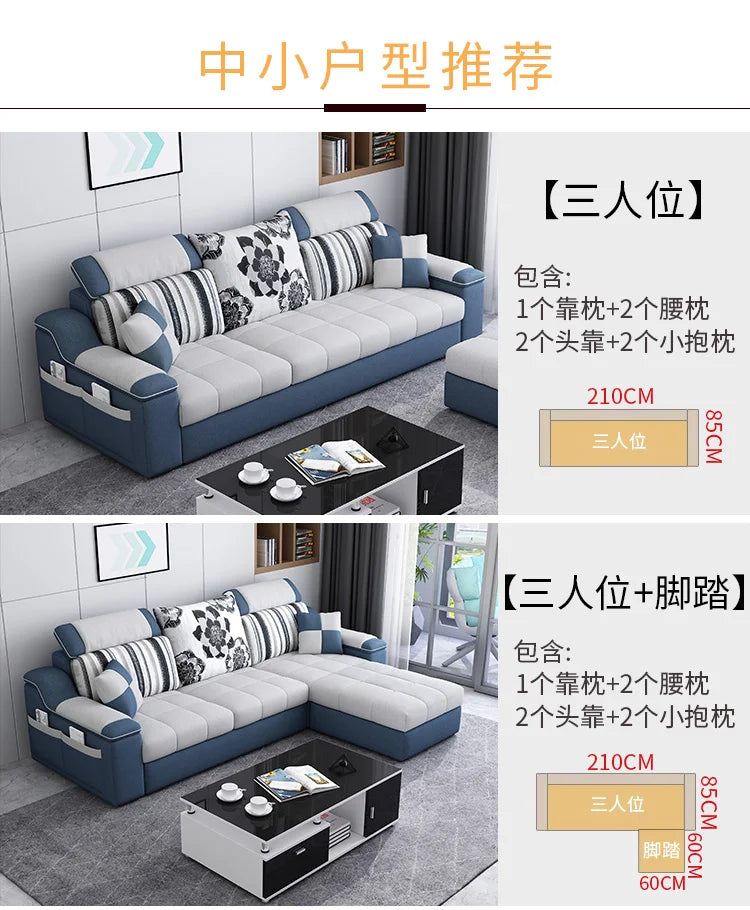 Designer Luxury Outdoor Sofa Relaxing Mid Century Nordic Sectional Living Room Sofas Couch Lazy Divano Lounge Suite Furniture
