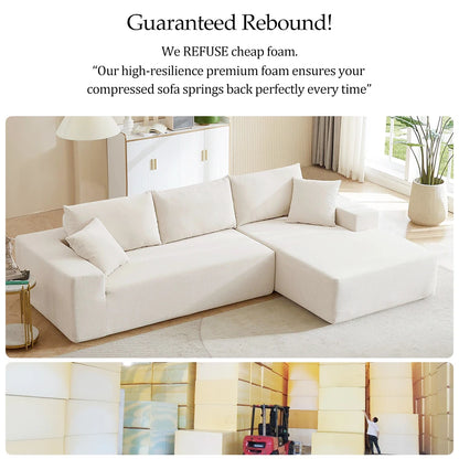 Foam Modular Vacuum Upholstery Reclining Chaise for Living Room Apartment Compact Fabric Sofa in Box Sponge Compressed Sofa Bed