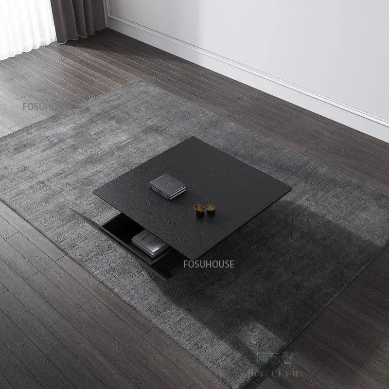 Italian Light Luxury Tea Table Modern Creative Personality Coffee Table Living Room Furniture Small Apartment Living Room Table