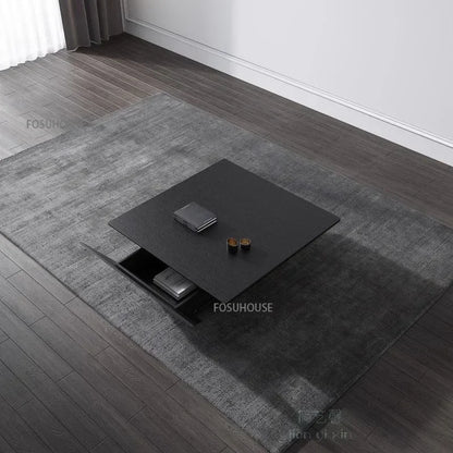 Italian Light Luxury Tea Table Modern Creative Personality Coffee Table Living Room Furniture Small Apartment Living Room Table
