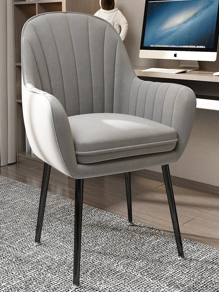 Cute Desk Chair For Girls Pink Ergonomic Computer Swivel Chair Adjustable Height Plush Padded Study Chair Bedroom Dorm Office