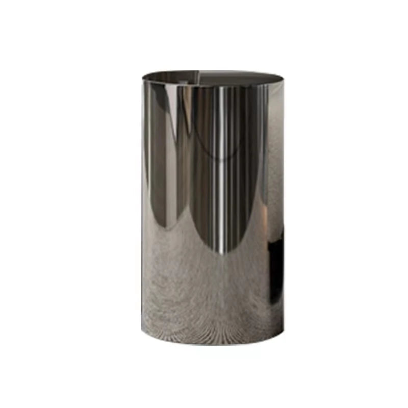 Light luxury stainless steel special-shaped coffee table high-end mirror business negotiation coffee table art