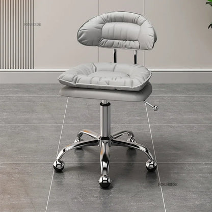 Italian Professional Barber Chairs for Beauty Salon Furniture Barber Chair Minimalist Lift Backrest Salon Chair for Hair Stylist