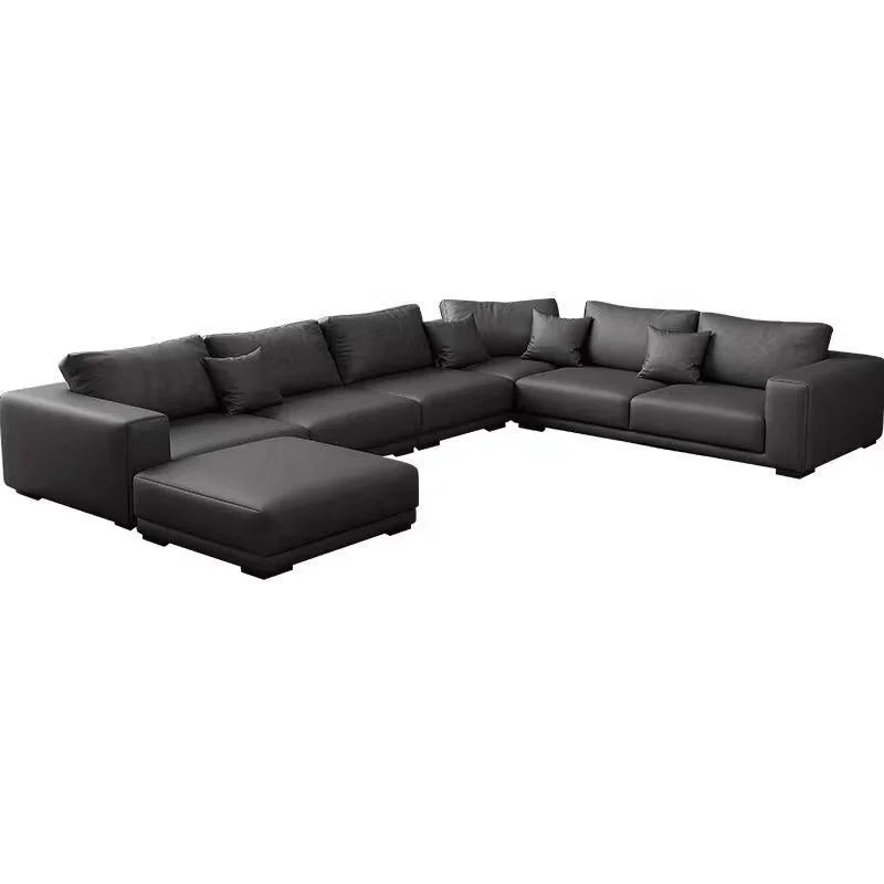 &S Modern Nordic Velvet Wood Sectional Couch White Modular Sofa Set for Living Room Convertible & Reclining for Hotels & Villas*