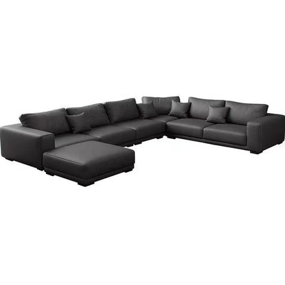 &S Modern Nordic Velvet Wood Sectional Couch White Modular Sofa Set for Living Room Convertible & Reclining for Hotels & Villas*