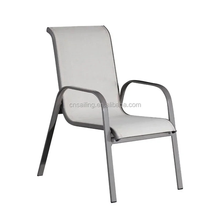 Hot Sell Cheap Steel Frame Bistro Chair Mesh Garden Chair Outdoor Patio Chairs