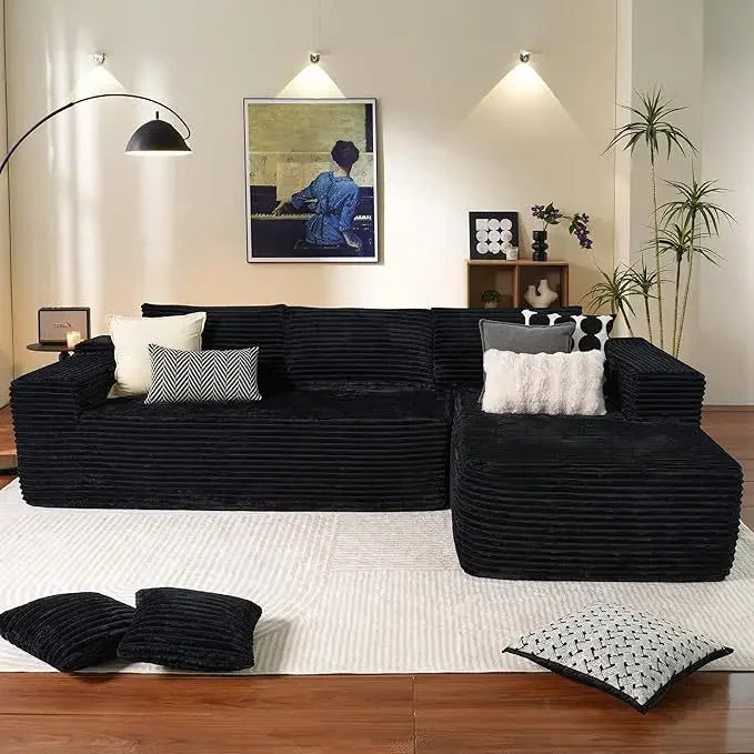 Compressed fabric sofa segmented, free combination, integrated sofa