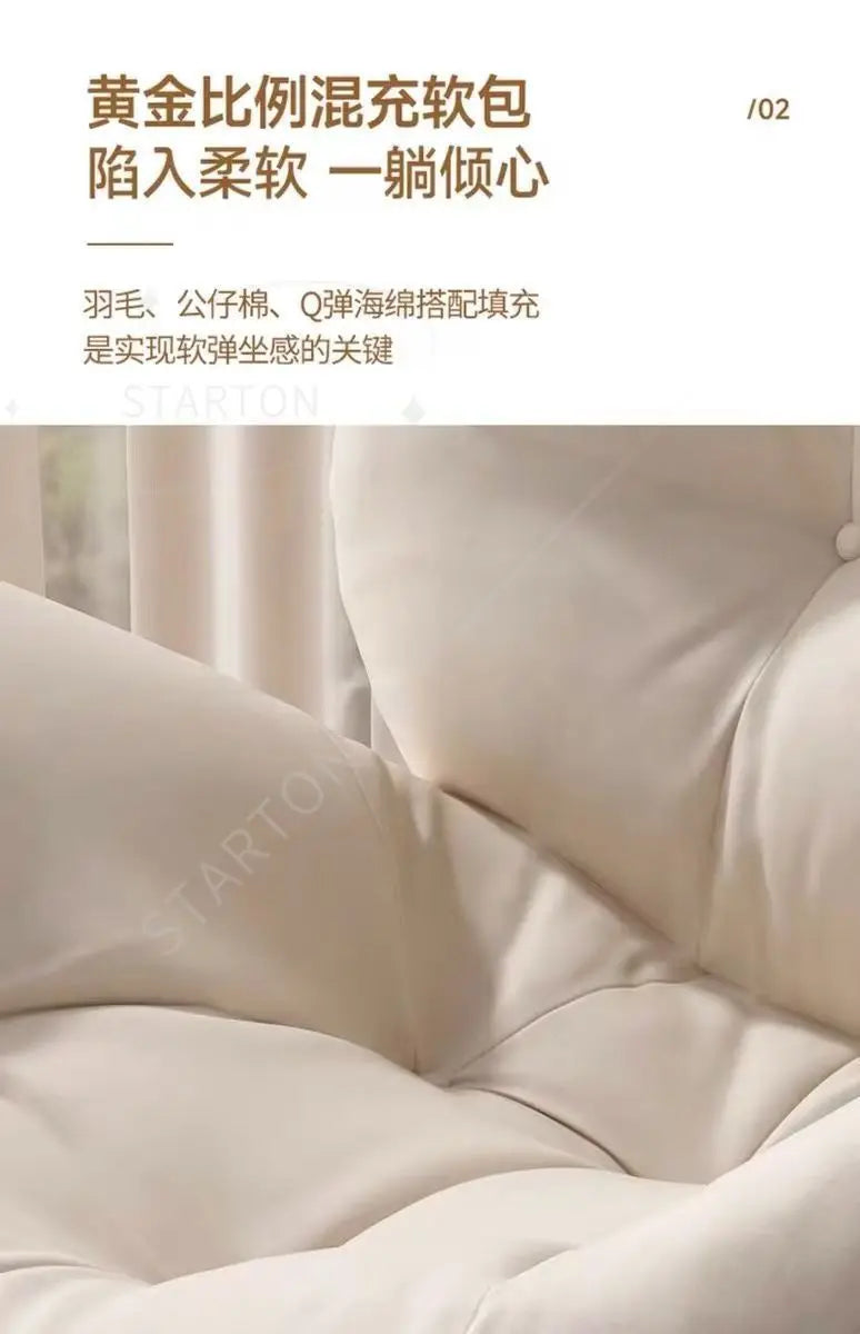 Lazy Snail Sofa Single Rocking Chair Super Soft Penguin Rocking Chair Balcony Living Room Leisure Lounge Chair Household Adult