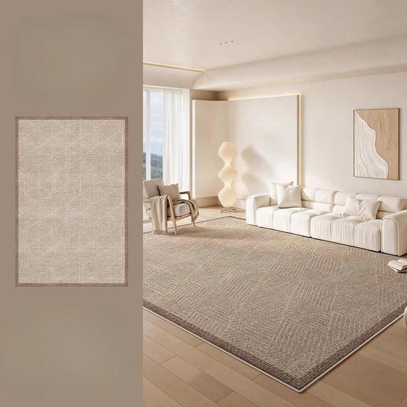 Cream Style Rugs for Bedroom Fluffy Soft Soft Rug Large Area Living Room Decoration Washable Carpet Thick Plush Lounge Floor Mat