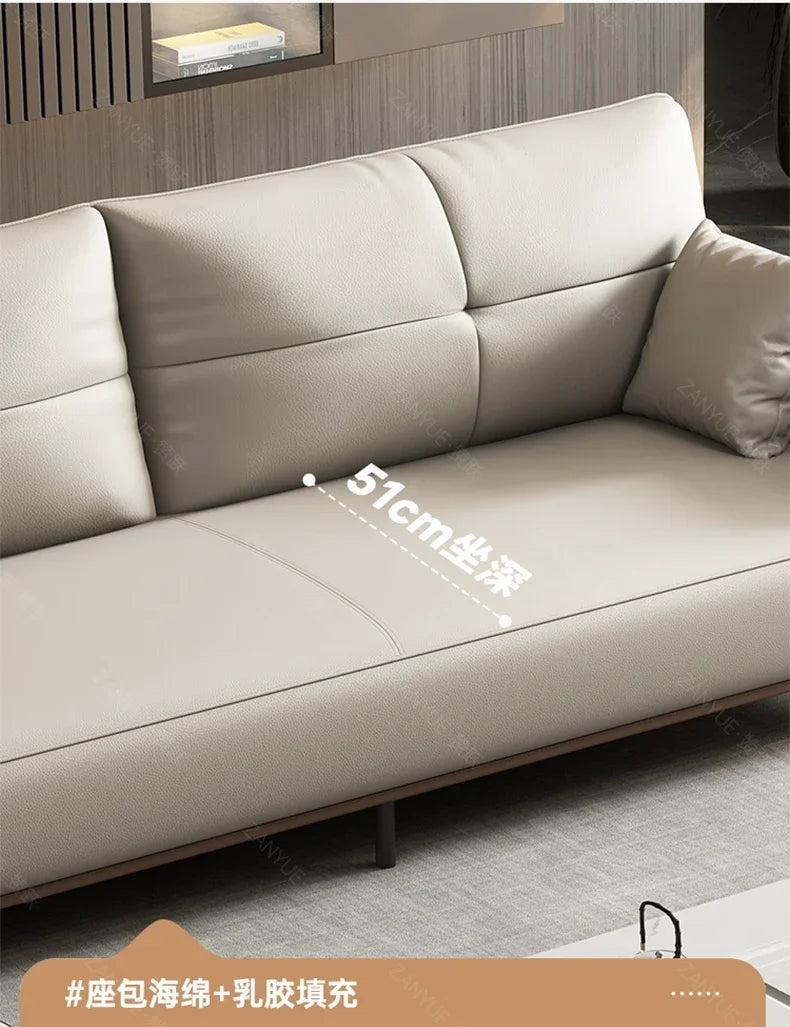 Designer Luxury Living Room Sofa Set Minimalist Beige Sectional Modern Nordic Sofas Puffs Double Canape Salon Home Furniture