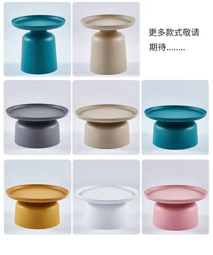 Coffee Table Nordic Living Room Sofa Side Simple Coffee Tables Round Corner Modern Home Small Tea Tables Furniture Mesa Plastic